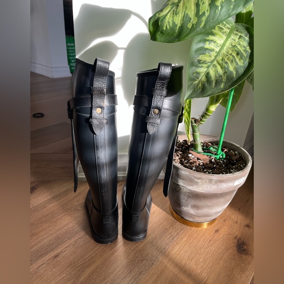 Authentic Burberry rubber rain boots - Picture 3 of 9